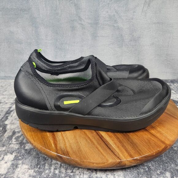 OOFOS OOmg Fibre Low Mens Size 11 Black Casual Walking Slip On Recovery Shoes main image 11